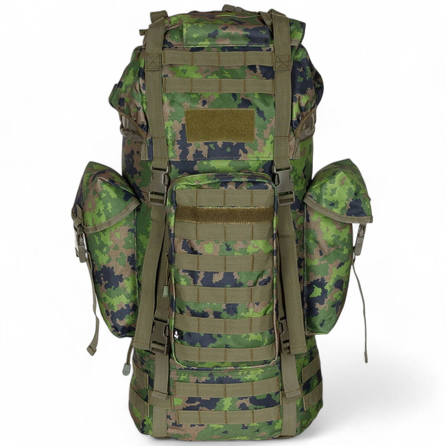 HÁTIZSÁK COMBAT BW - MOLLE - ALUMÍNIUM RÚD - 65 L - MFH - M05 CAMO