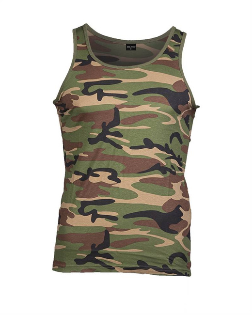 COTTON TANK TOP - Mil-Tec® - WOODLAND