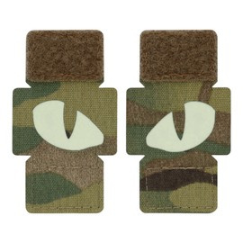 PATCH TIGER EYES LASER CUT (PAIR) - MULTICAM - M-TAC