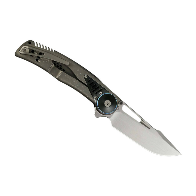 EDC KÉS GTR DARK TITANIUM BEAD BLAST STONEWASHED ZIRCONIUM - REATE