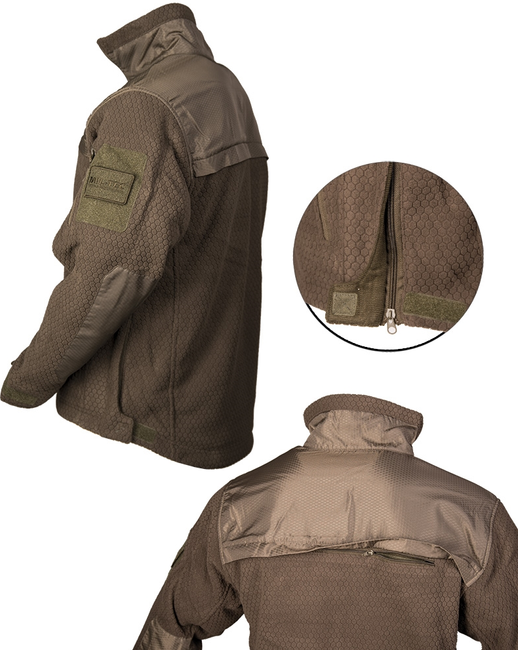 FLEECE DZSEKI - "ELITE" - HEXTAC® - OD (Olive Drab)