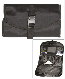 BRITISH TOILET BAG - 26.5 x 16.5 CM - Mil-Tec - BLACK