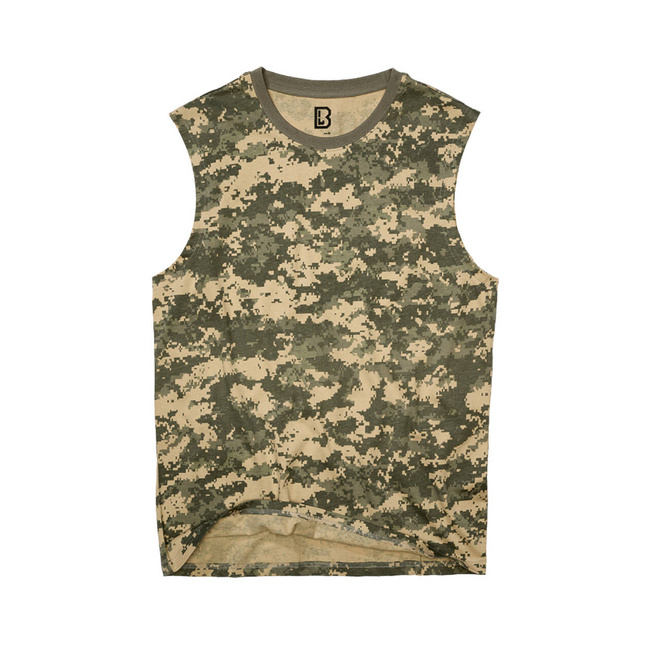 SLEEVELESS COTTON T-SHIRT -  AT DIGITAL - BRANDIT