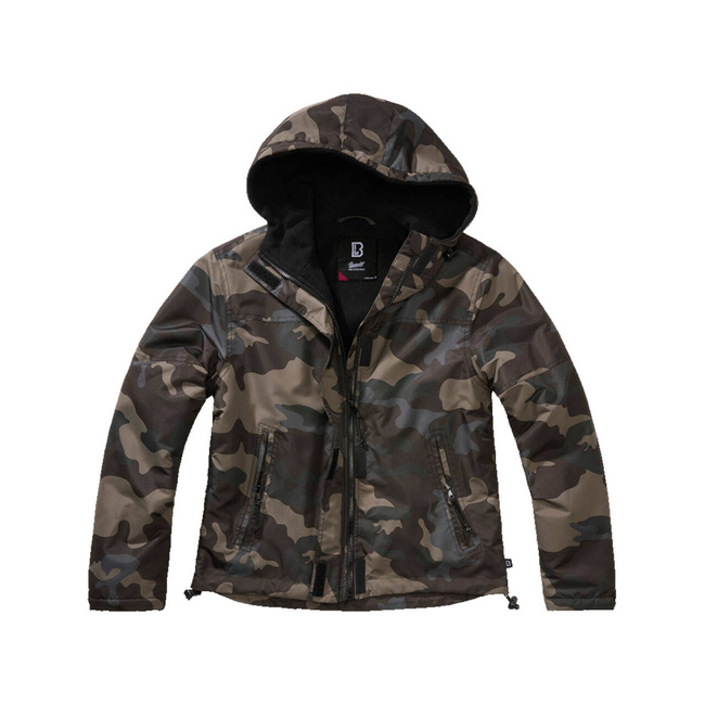 LADIES JACKET - FRONTZIP WINDBREAKER - DARKCAMO - BRANDIT 