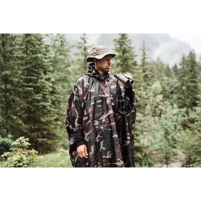 RIPSTOP PONCHO - TACTICAL CAMO - BRANDIT