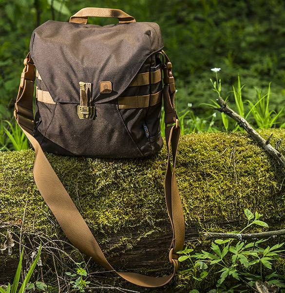 BUSHCRAFT HAVERSACK® TÁSKA - CORDURA® - Helikon-Tex® - BARNA/NARANCSSÁRGA