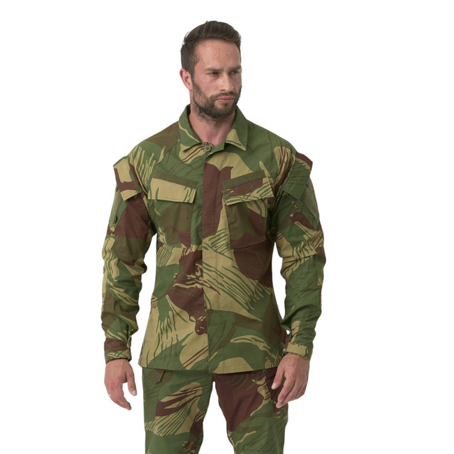 Modern egyenruhás ing - Raid - Polycotton Stretch Ripstop - Rhodesian Camo - Helikon-Tex