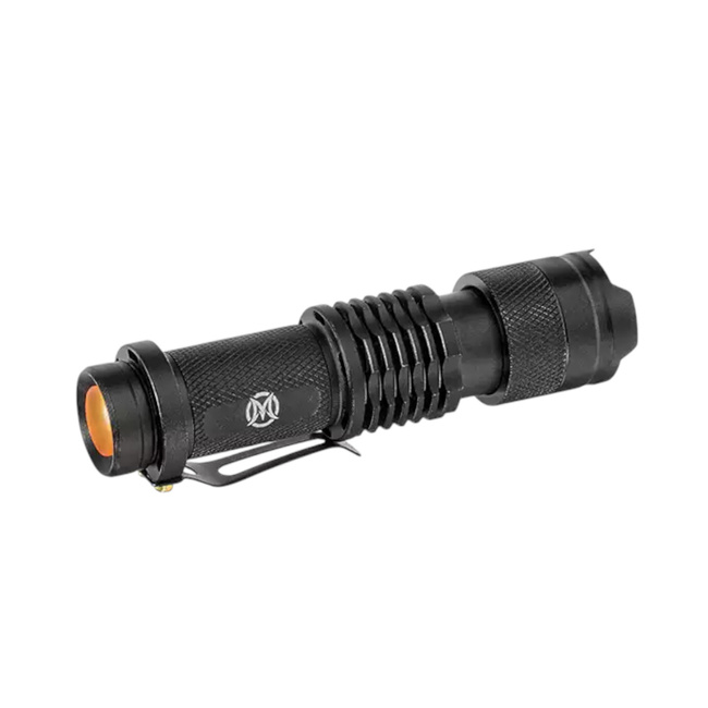 MINI TELESCOPIC FLASHLIGHT - BLACK - WADSN