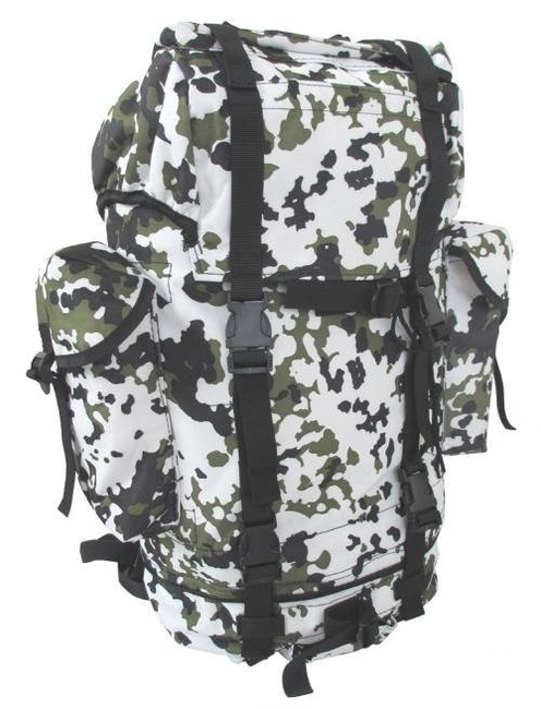 BACKPACK GERMAN ARMY COMBAT 65L SNOW CAMO 