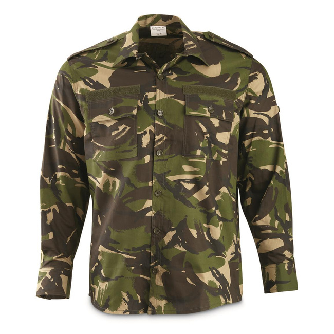 RIPSTOP SHIRT - ROMANIAN WOODLAND CAMOUFLAGE - GENUINE MILITARY SURPLUS ROMANIAN ARMY - NEW