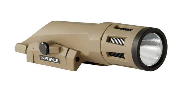 TACTICAL FLASHLIGHT WITH WHITE IR LIGHT, WMLX - FLAT DARK EARTH - INFORCE 