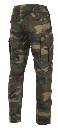 US FIELD PANTS - BDU - SLIM FIT - WOODLAND