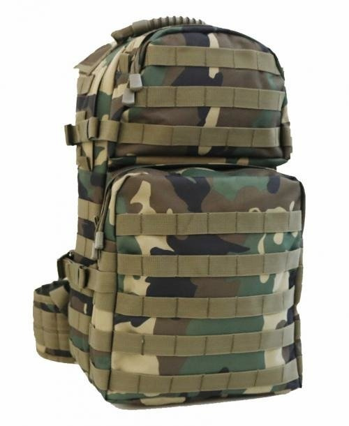 US ARMY BACKPACK - ASSAULT I - LARGE - 38 L - WOODLAND CAMOUFLAGE