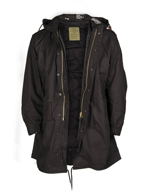 PARKA DZSEKI USA - BÉLÉSSEL - M51 - Mil-Tec® - FEKETE