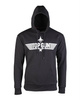 "TOP GUN" HOODIE - MIL-TEC® - BLACK