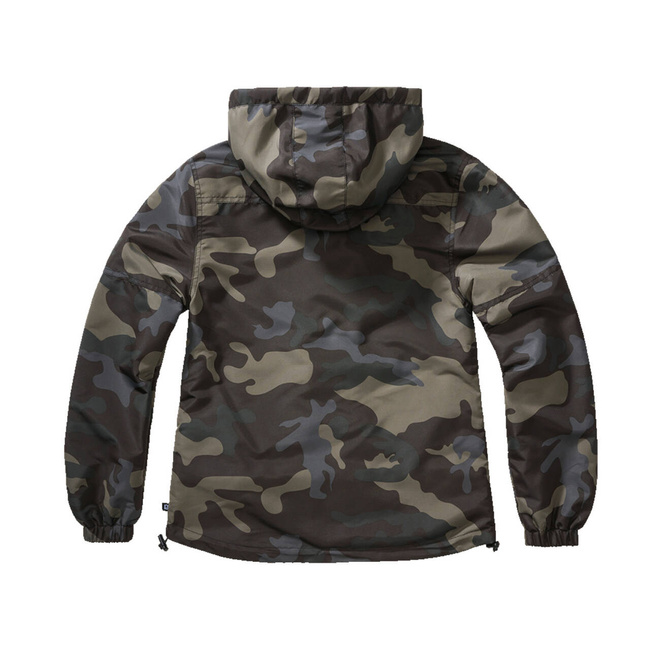 LADIES SUMMER JACKET - FRONTZIP WINDBREAKER - DARKCAMO - BRANDED 