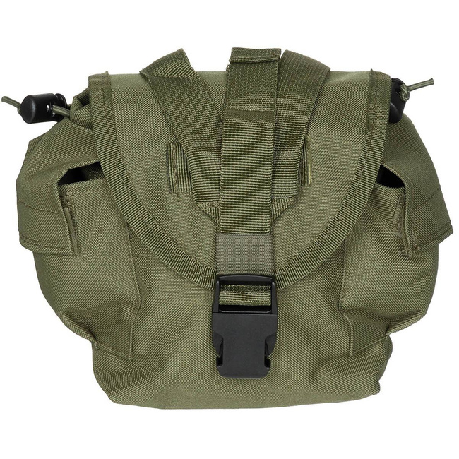 Drinking Bottle Bag "Molle", OD green