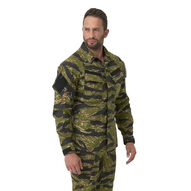 Modern egyenruhás ing - Raid - Polycotton Stretch Ripstop - Tiger Stripe Camo - Helikon-Tex