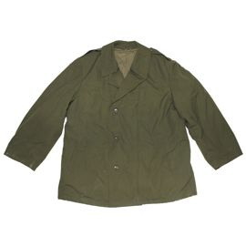 CZ/SK FIELD JACKET - WITH LINING - OLIVE - MILITARY SURPLUS - USED