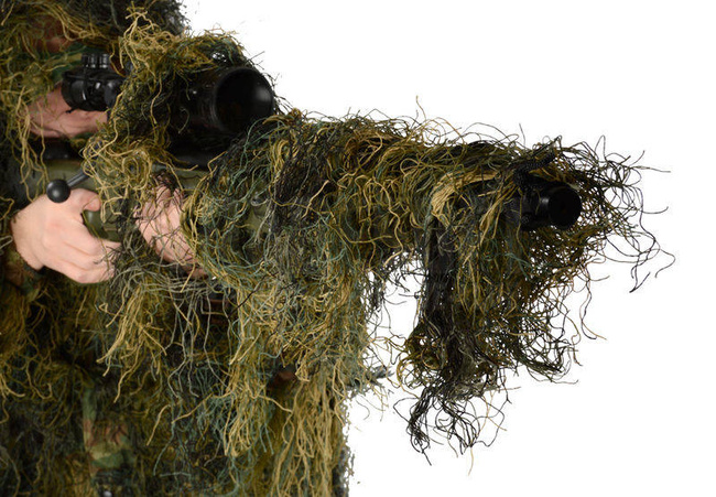 GHILLIE SUIT - 4 PIECES - Mil-Tec - WOODLAND