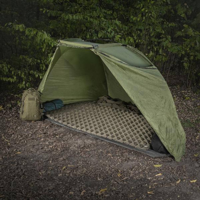 INFLATABLE SLEEPING MAT - 195x120 CM - OLIVE GREEN - M-TAC