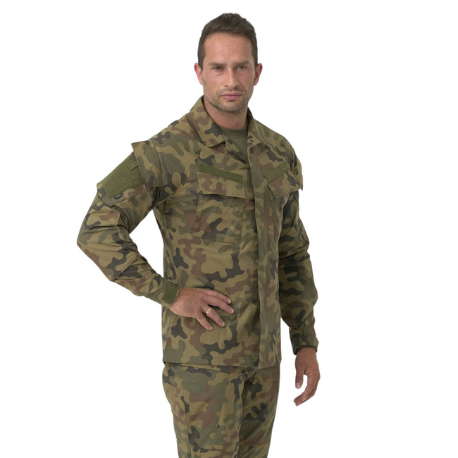 Modern uniform shirt - Raid - Polycotton Stretch Ripstop - PL Woodland Camo - Helikon-Tex