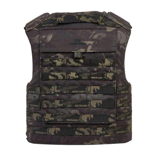 TAKTIKAI BALLISZTIKUS VÉDŐMELLÉNY - "MOLLE" RENDSZERREL - TAKTIKAI II - FR/BK/SH - ANORÁK - MULTICAM BLACK