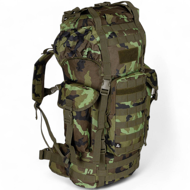 HÁTIZSÁK COMBAT BW - MOLLE - ALUMÍNIUM RÚD - 65 L - MFH - CZ M95 CAMO