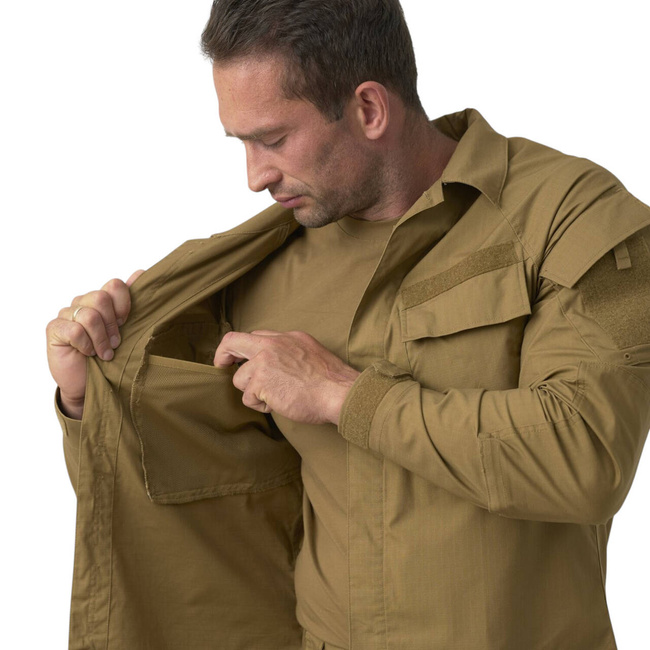 Modern uniform shirt - Raid - Polycotton Stretch Ripstop - Olive RAL 7013 - Helikon-Tex