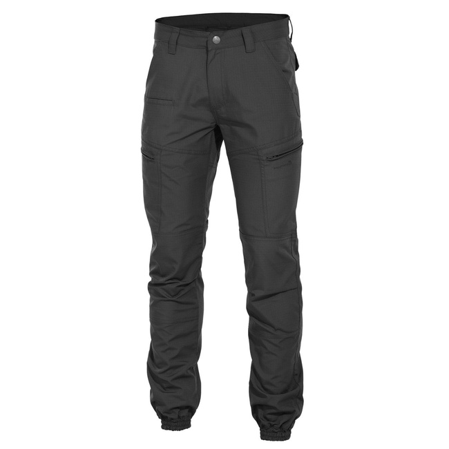 RIP-STOP PANTS - "YPERO" - PENTAGON® - BLACK - LENGTH 32″