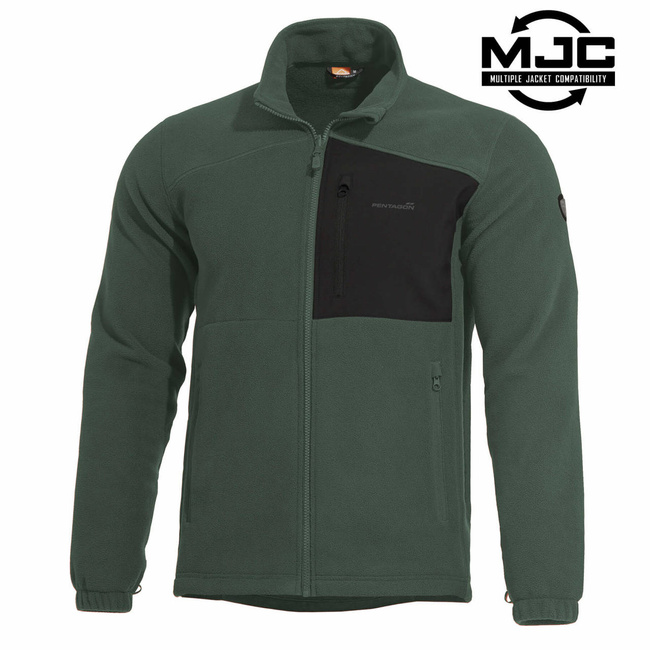 FLEECE KABÁT CIPZÁRRAL - ATHOS 2.0 - PENTAGON® - SÖTÉT ZÖLD