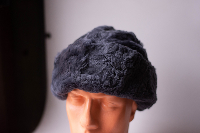 Fur hat, Cold War era, Romanian Army Surplus - Szürke