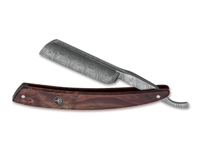 "DAMASCUS CURLY BIRCH" PENGE - BOKER PLUS