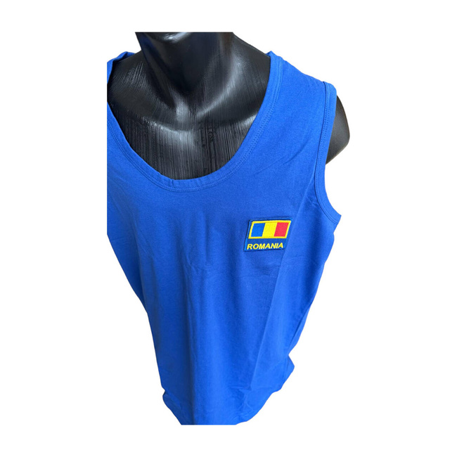 ROMANIA TANK TOP - BLUE - LIKE NEW