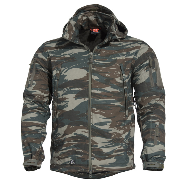 WATERPROOF RAIN JACKET - ARTAXES SOFTSHELL - PENTAGON® - GR CAMO