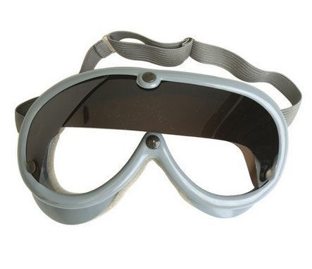  German Grey Dust Goggles Used 