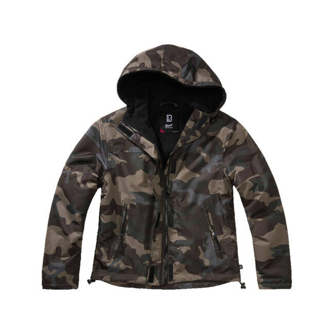  NŐI KABÁT - FRONTZIP SZÉLKABÁT - DARKCAMO - BRANDIT 