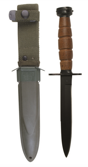  Us M4 Leather Bayonet (Repro) 