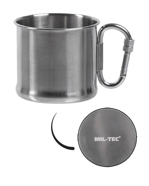 500ML ROZSDAMENTES ACÉL KARABINER CSÉSZE - MILTEC