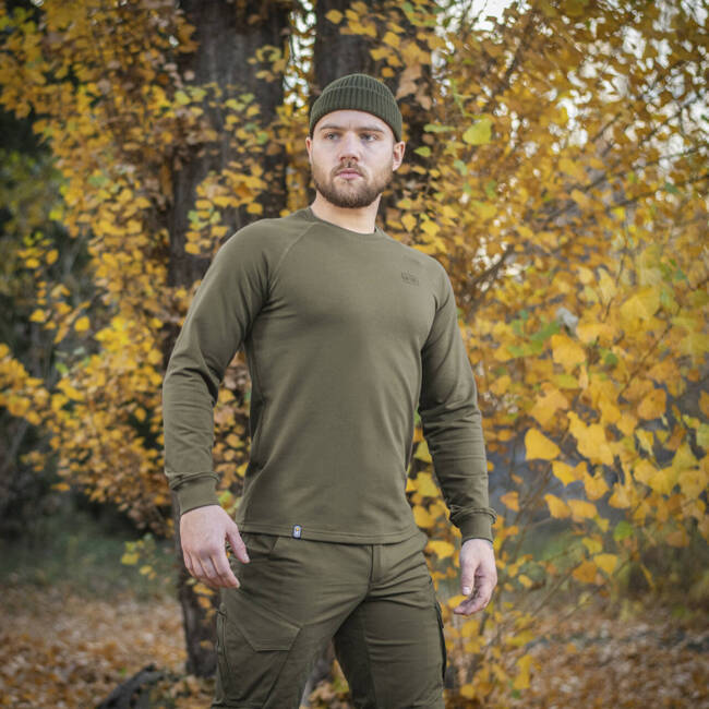 ATHLETE RAGLAN BLÚZ - LIGHT OLIVE - M-TAC