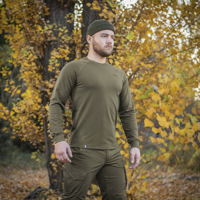 ATHLETE RAGLAN BLÚZ - LIGHT OLIVE - M-TAC