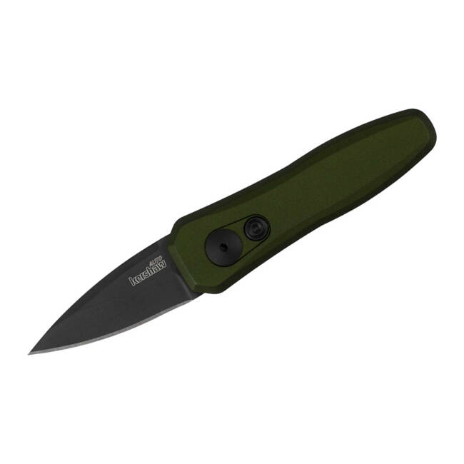 AUTOMATA KÉS LAUNCH 4 ALUMINUM OLIVE FEKETE - KERSHAW