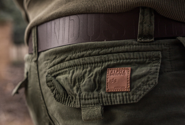 Alpha Industries Embossed Fekete  Öv 