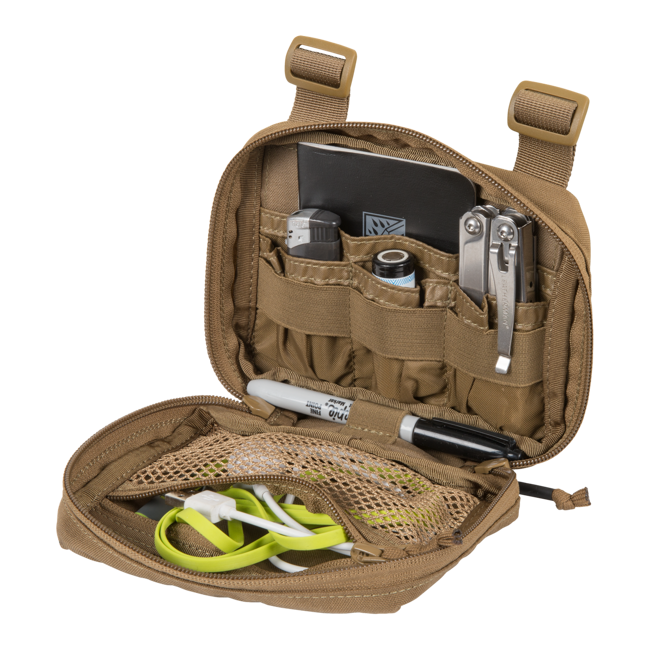 BEHELYEZHETŐ TASAK - EDC MEDIUM INSERT® - 12 x 14 x 4 CM - CORDURA® - Helikon-Tex® - COYOTE