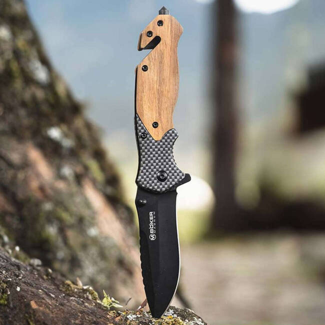 "BLOMKVIST OLIVE" Zsebkés - MAGNUM BY BOKER