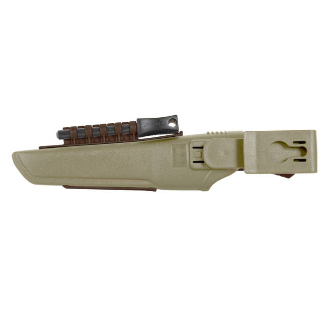 BUSHCRAFT TÚLÉLŐKÉS - ROZSDAMENTES ACÉL - KHAKI - MORAKNIV®  