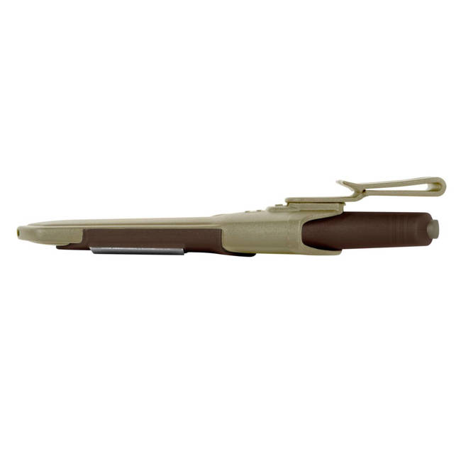 BUSHCRAFT TÚLÉLŐKÉS - ROZSDAMENTES ACÉL - KHAKI - MORAKNIV®  