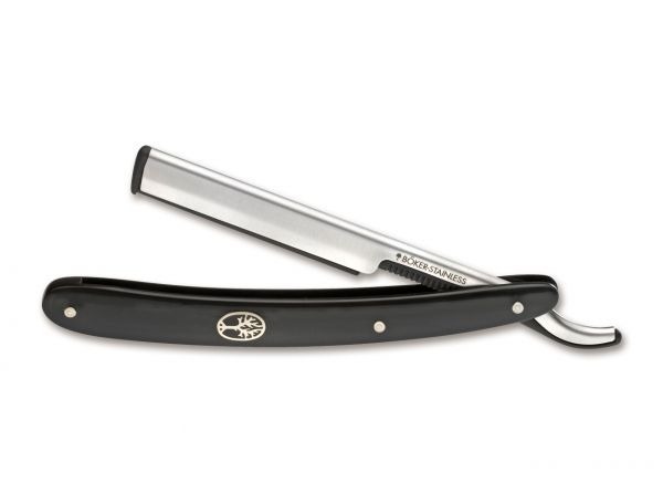 Böker Barberette Black Straight Razor