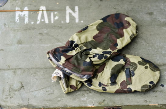 Camo gloves - Romanian Army Surplus