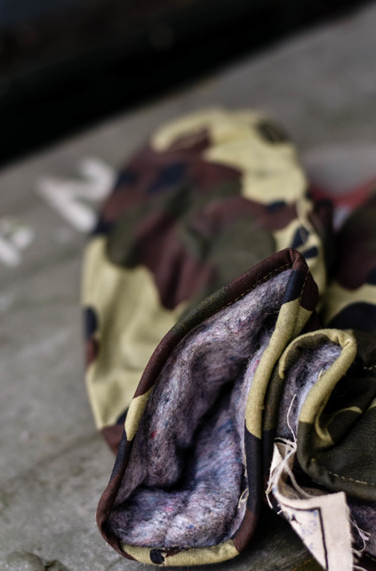 Camo gloves - Romanian Army Surplus